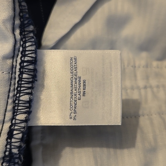 Land's End Navy pinstripe women's pants 12T - Picture 3 of 4